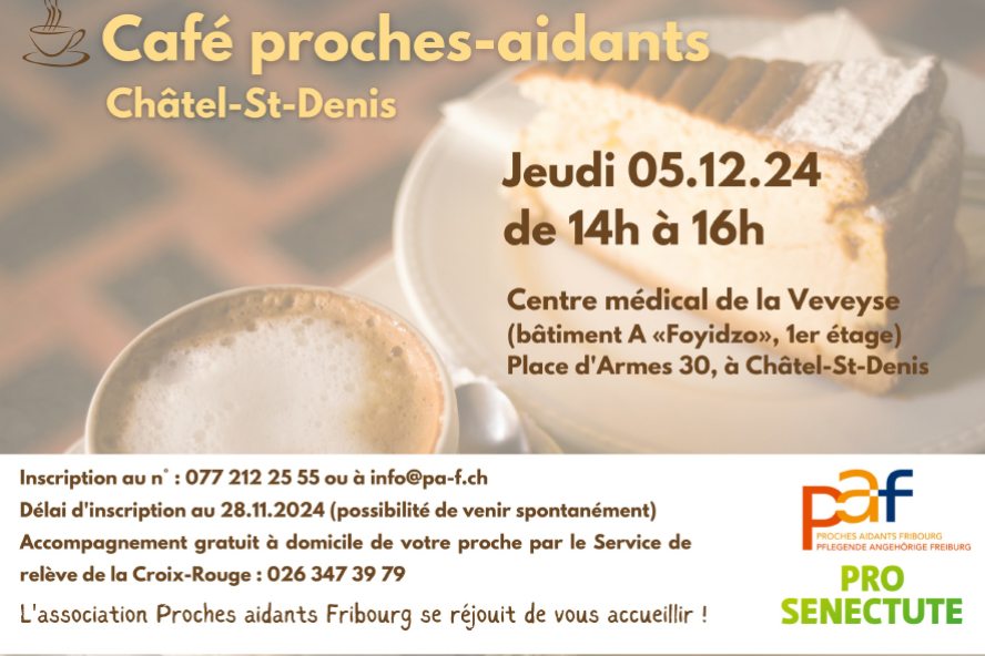 Café Proches aidants - 5.12.24 - Châtel-St-Denis